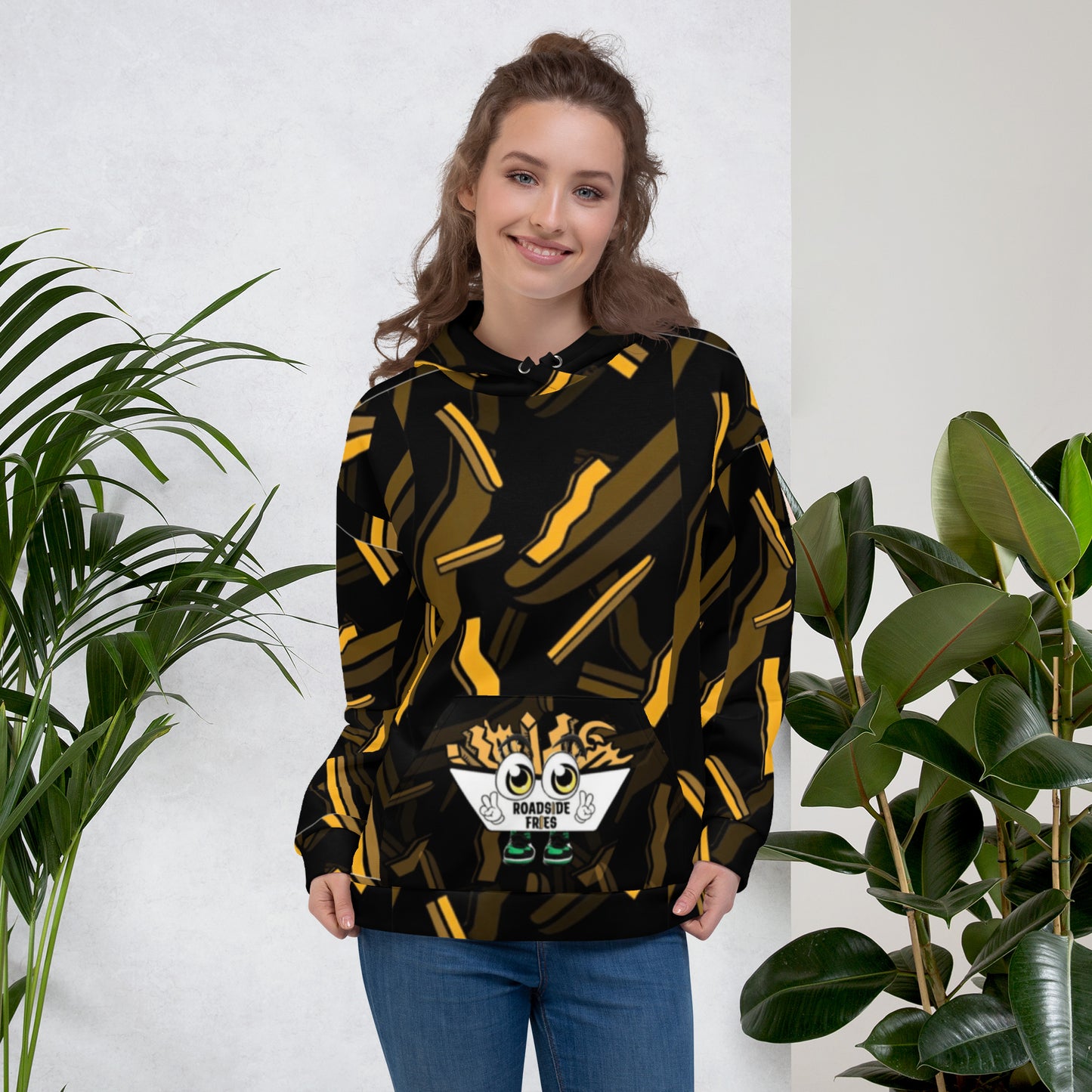 All Over Spuddy Pocket Unisex Hoodie
