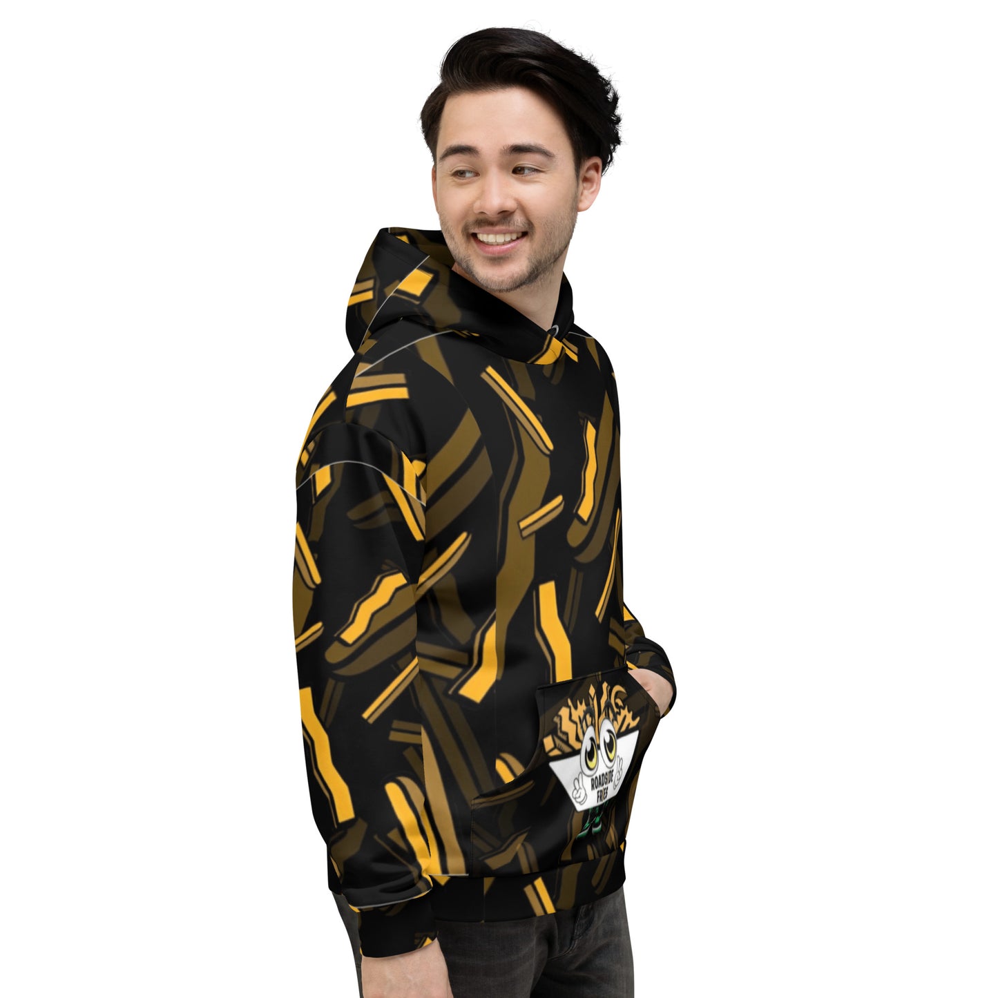 All Over Spuddy Pocket Unisex Hoodie